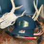 Black Richardson 112 // Gold Waterfowl Hex Wide Patch