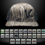 TURKEY TRACK SNAPBACK STITCH