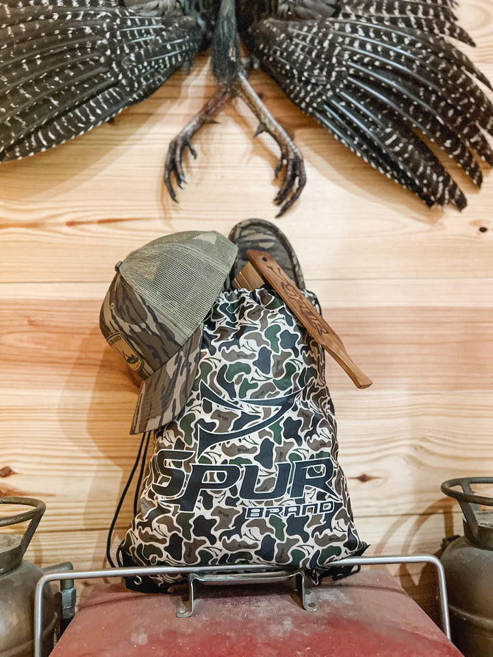 Spurflage retro drawstring bag