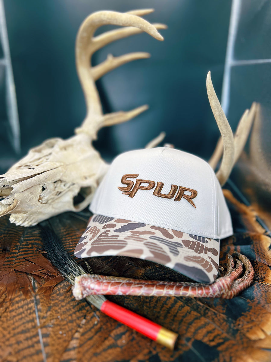 Spur Stitch Brown // Retro Camo & Khaki Soft Structure