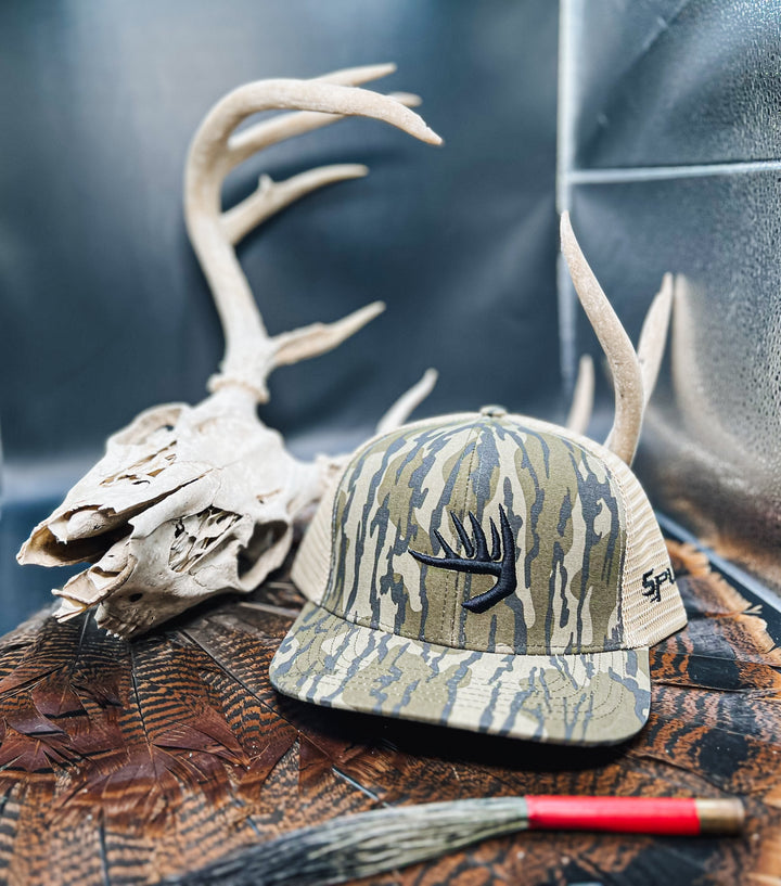 Spur Deer Shed Stitch // Khaki & Bottomland Snapback