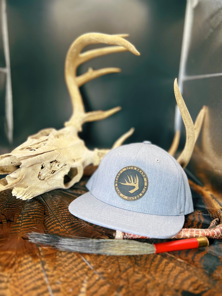 Grey Richardson 255 // Tan and Black Deer Horn Circle Patch