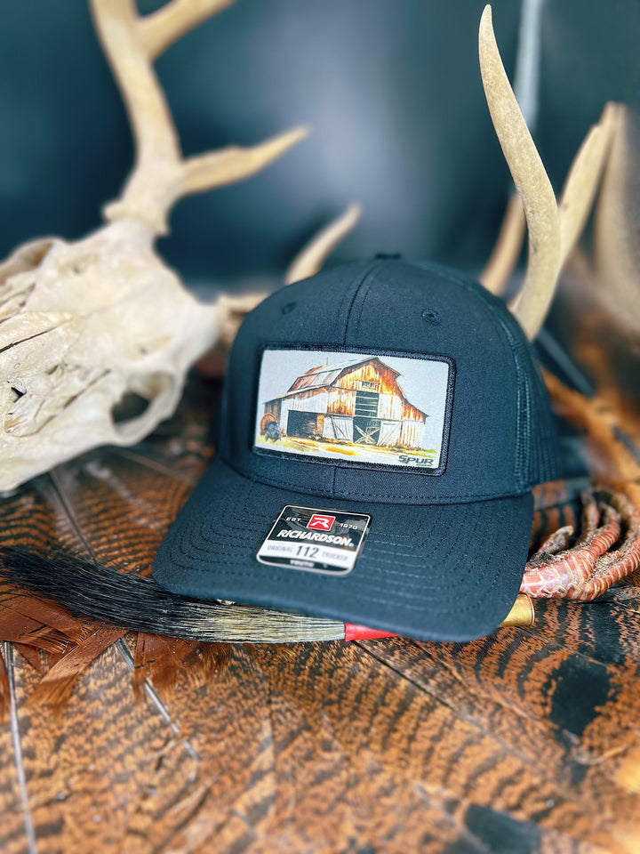 Black Richardson 112 // Rusted Spur Barn Patch