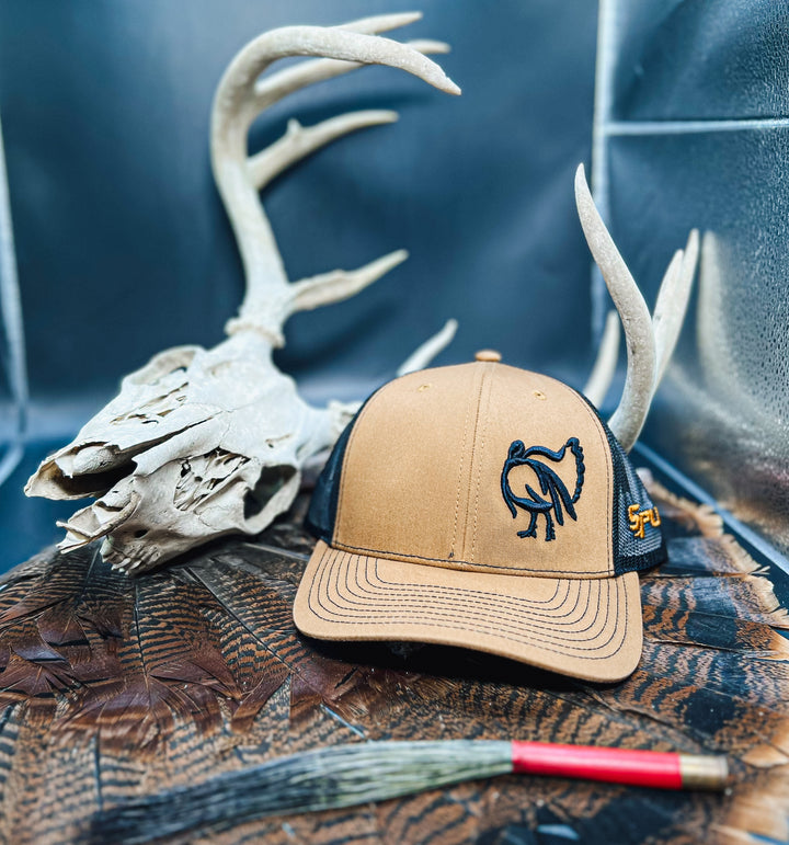 Spur Turkey Side Stitch // Black & Dark Khaki