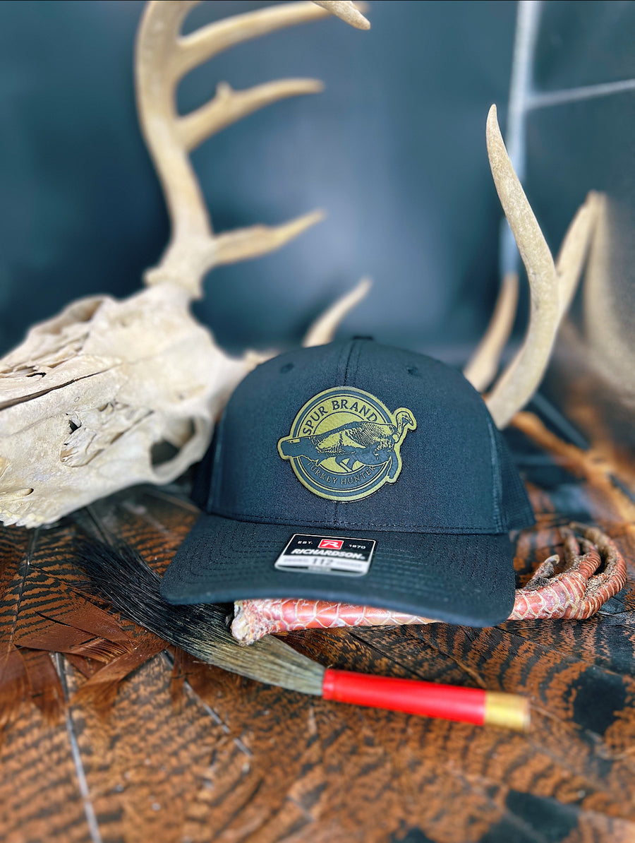 Black Richardson 112 // Walking Turkey Green Patch