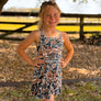 Dark Camo Twirl Dress