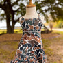 Dark Camo Twirl Dress