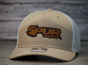 SPUR BRAND Patch on Tan & White- R112