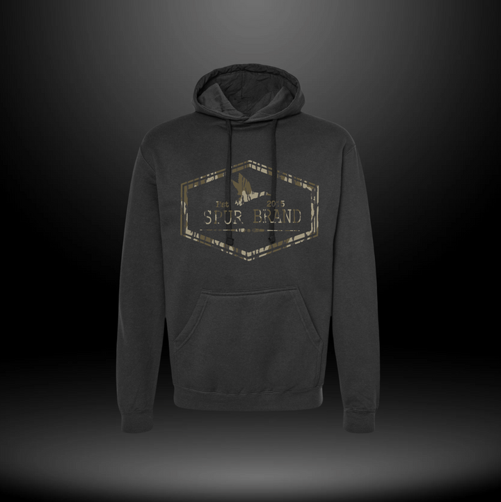 Waterfowl Branded Black Hoodie