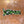 Bone Brand | Large Window Decal | "Spur Brand Turkey Track" Logo | Green / Black | Color Background
